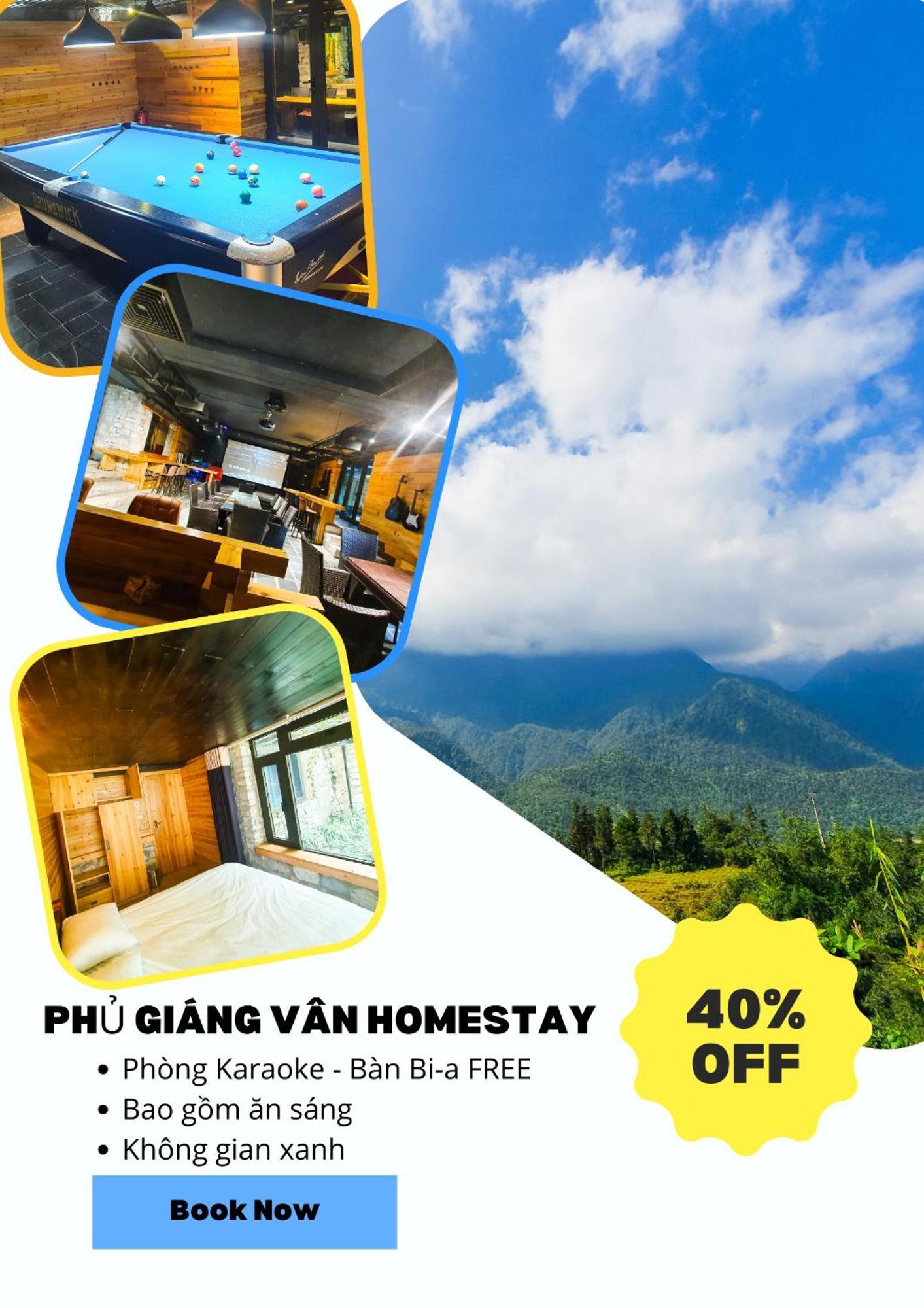 Phu Giang Van Homestay Sapa Kültér fotó